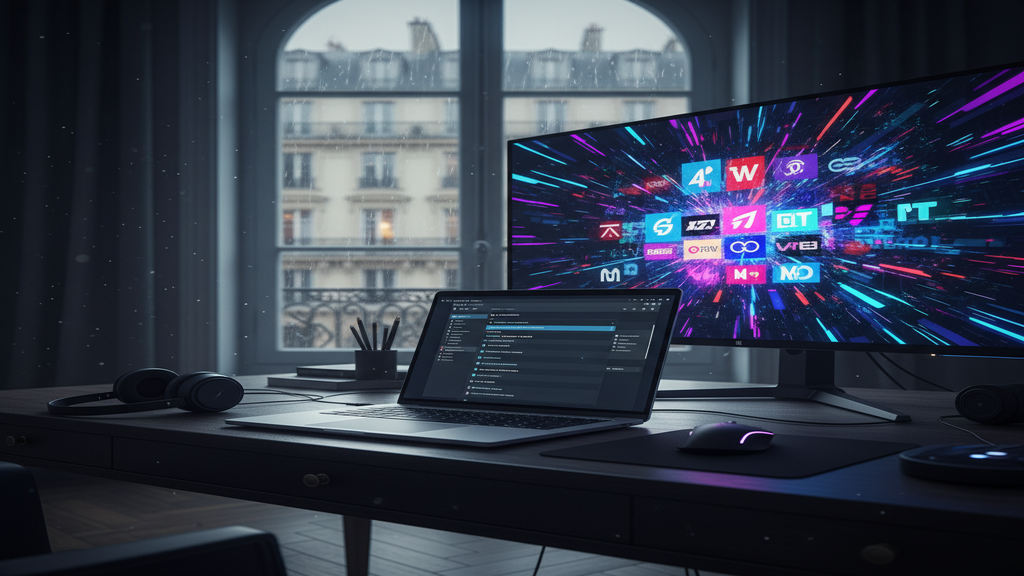 Écran affichant un forum de discussion sur un abonnement IPTV illegaal