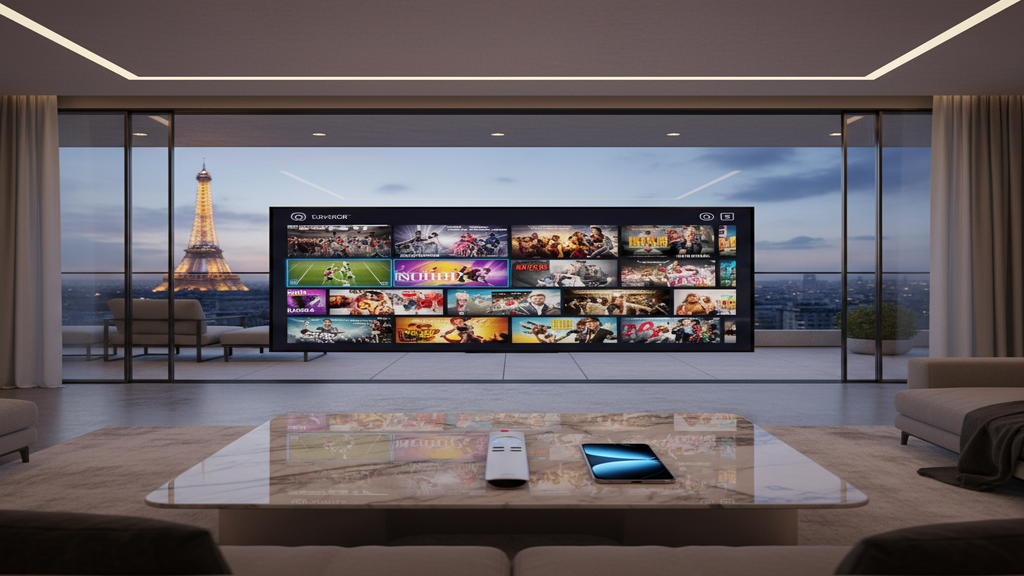 Guide complet pour choisir un abonnement premium IPTV sur une Smart TV.