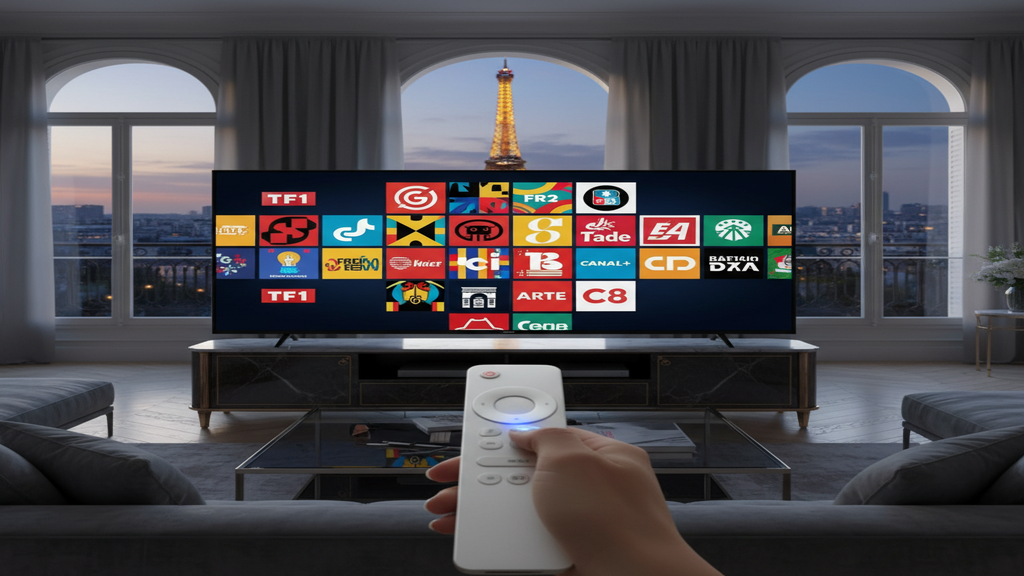Guide expliquant comment souscrire à un abonnement IPTV légal en France sur une Smart TV.